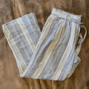 Rewind Flowy Gauze Wide Leg Pants